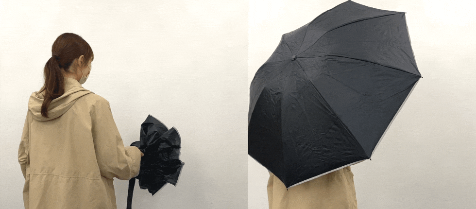 brocky2をボタン操作でワンプッシュ自動開閉する様子